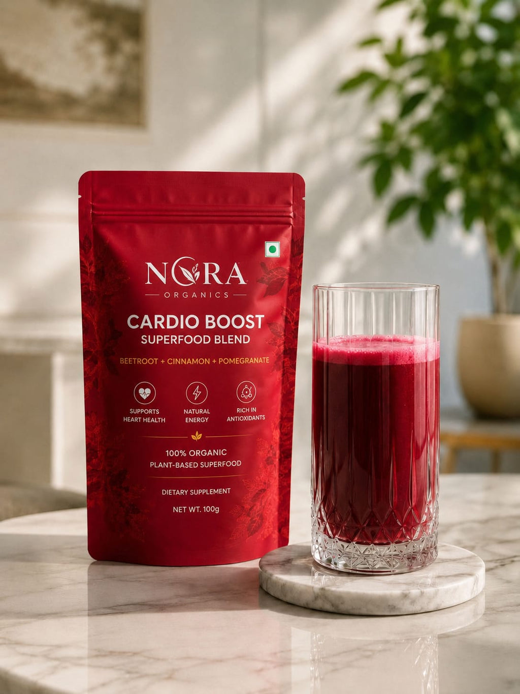 Cardio Boost Blend | Organic Superfood Blend for Heart Health & Energy