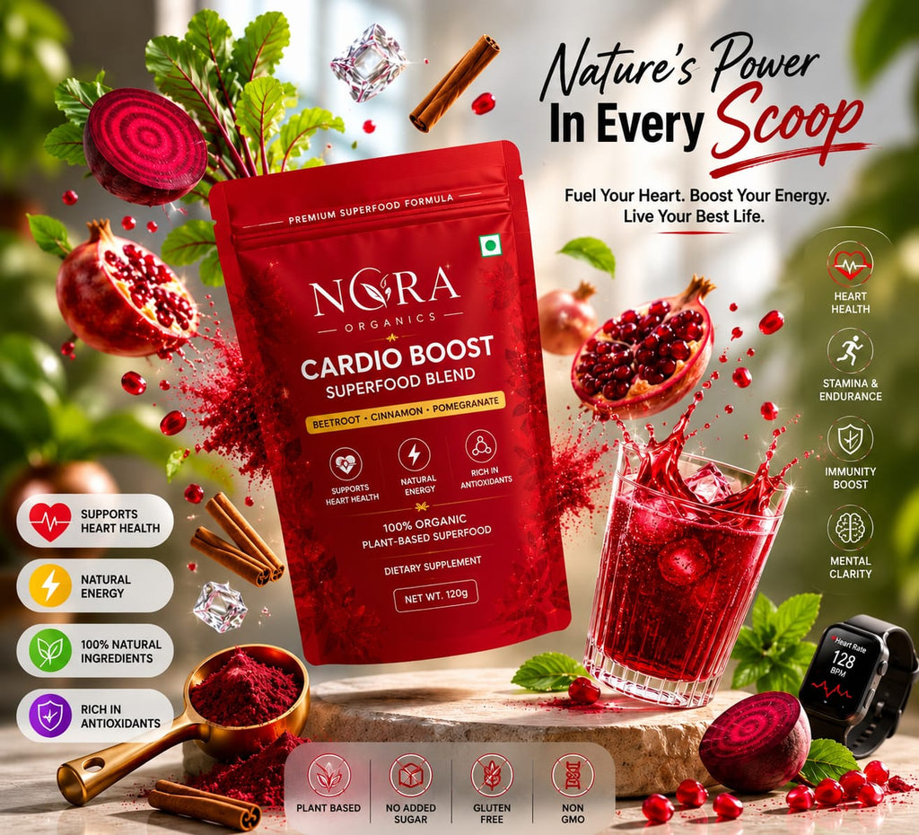 Cardio Boost Blend | Organic Superfood Blend for Heart Health & Energy